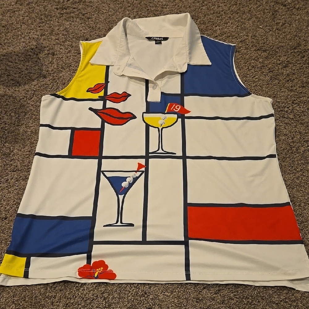 Colorful Geometric Women's Top